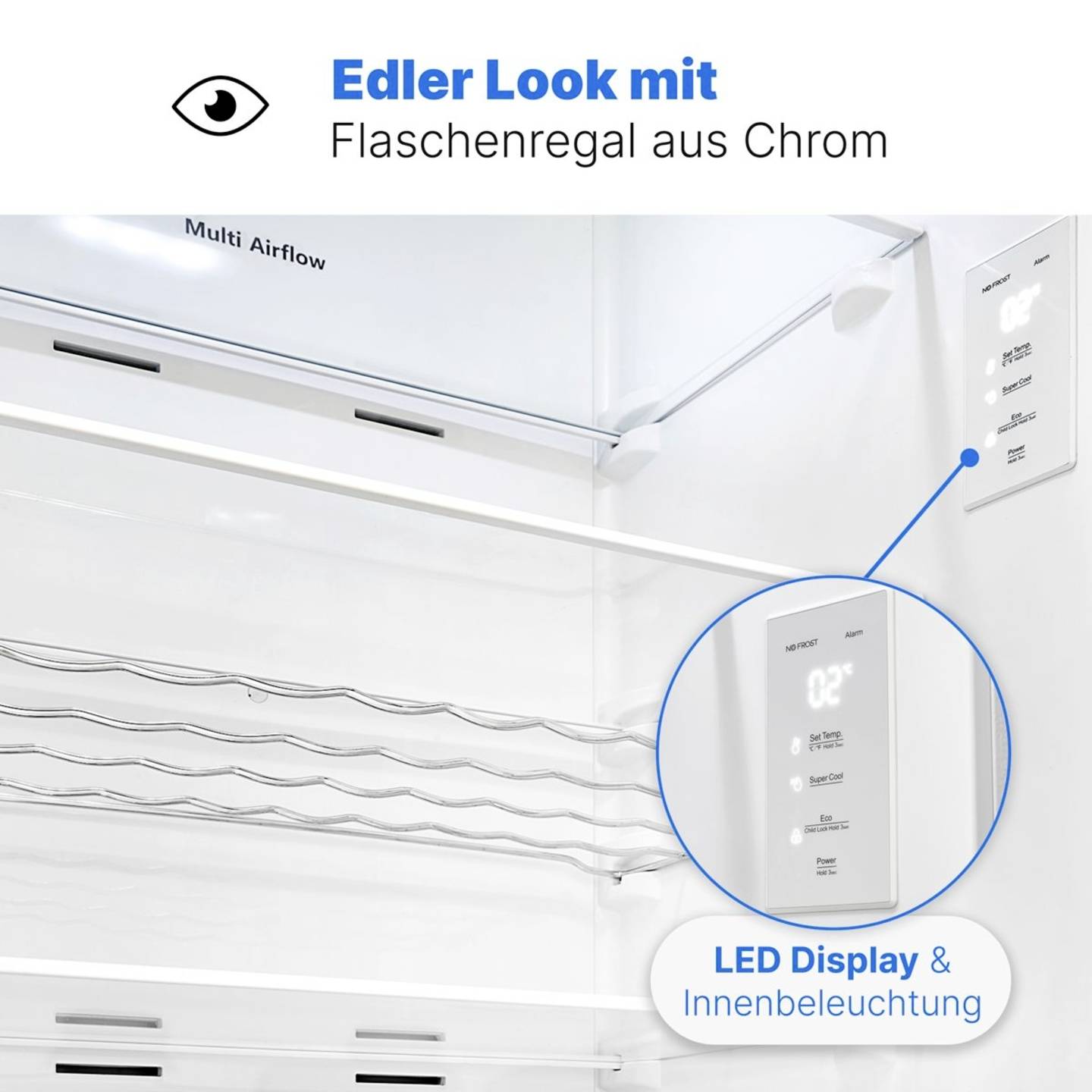 Bomann VS 7345 w Kühlschrank EEK: E (A - G) 322 l Standgerät Weiß – Bild 7