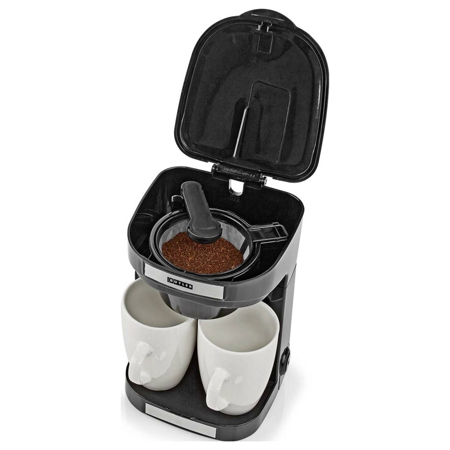 Butler 16100129 Kaffeemaschine Schwarz, Silber – Bild 4