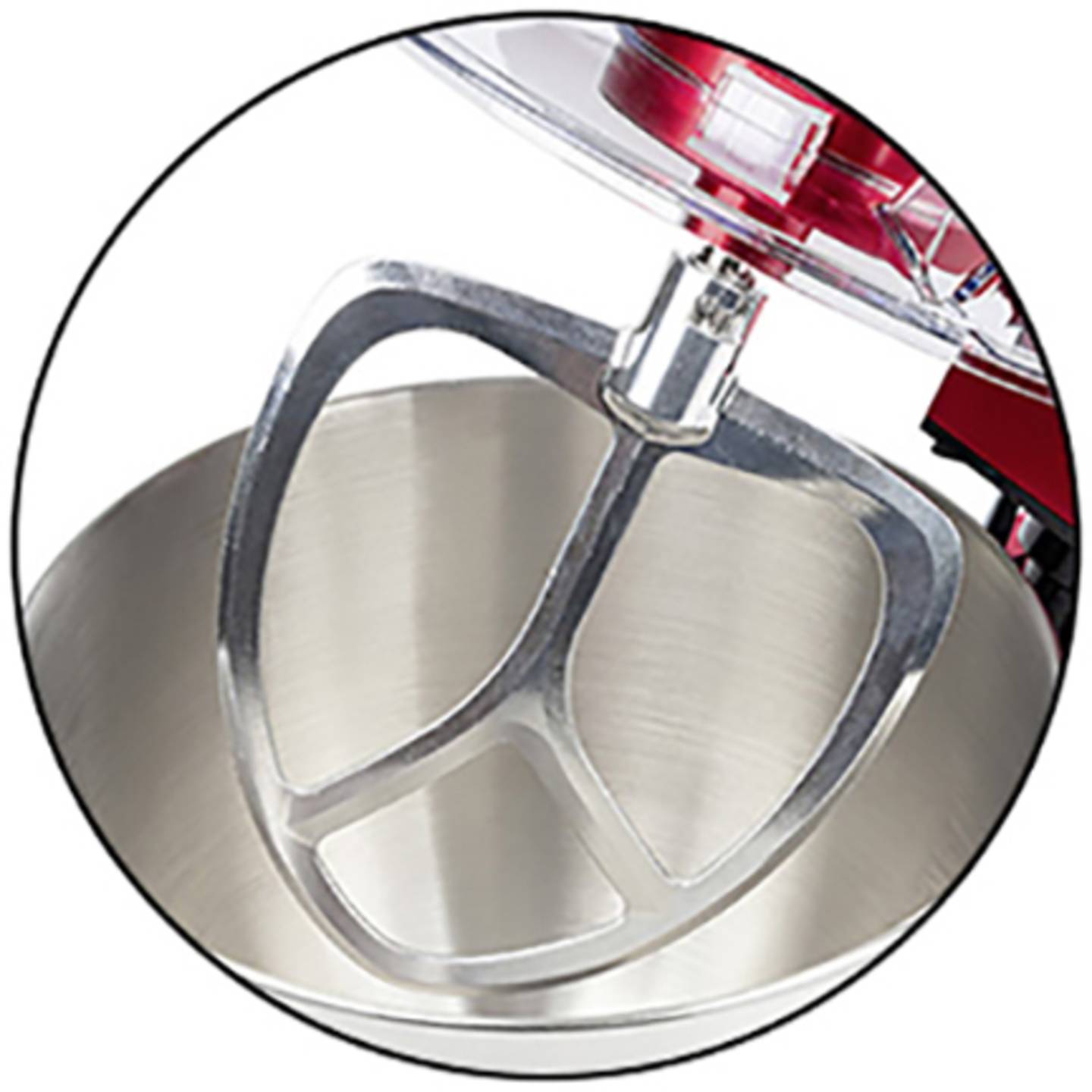 Clatronic KM 3765 Knetmaschine 1500 W Rot – Bild 5