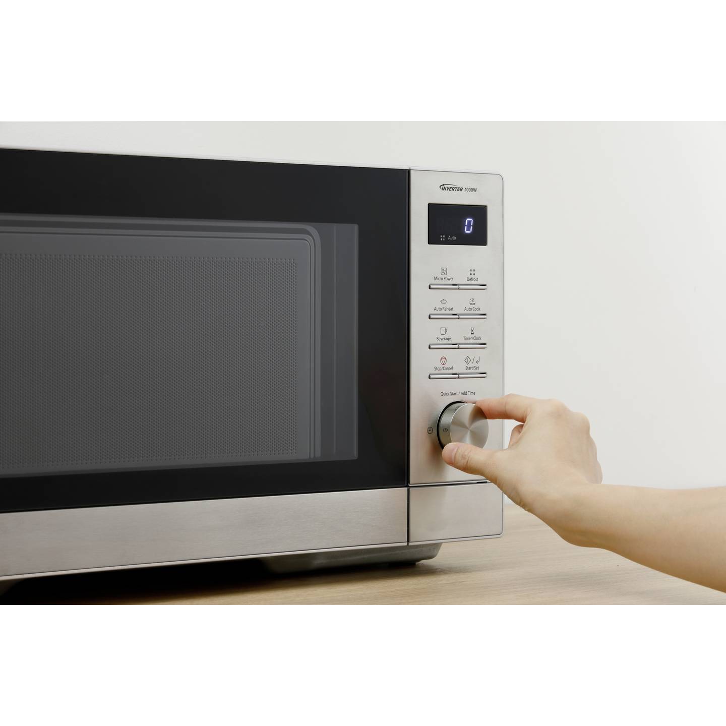 Panasonic NN-SD37QSEPG Mikrowelle Grau 1000 W LCD-Display – Bild 5