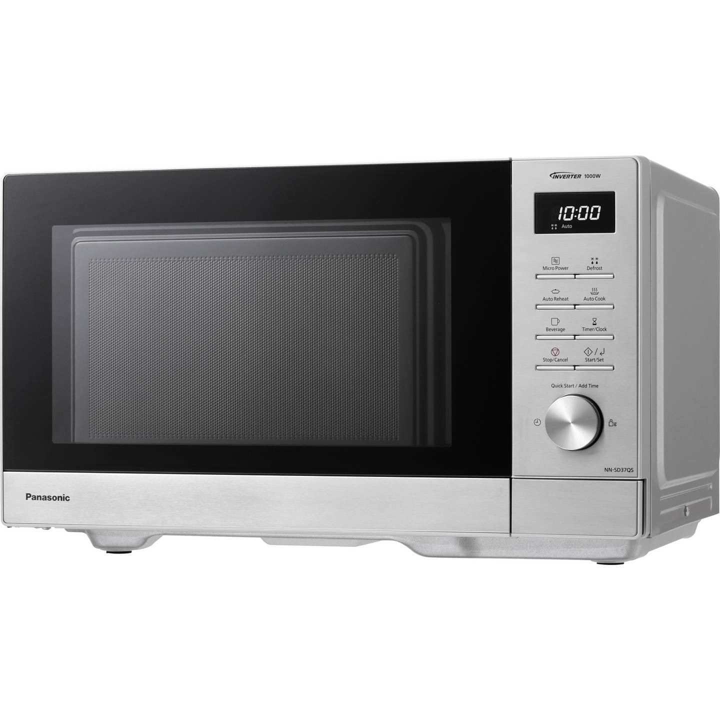 Panasonic NN-SD37QSEPG Mikrowelle Grau 1000 W LCD-Display