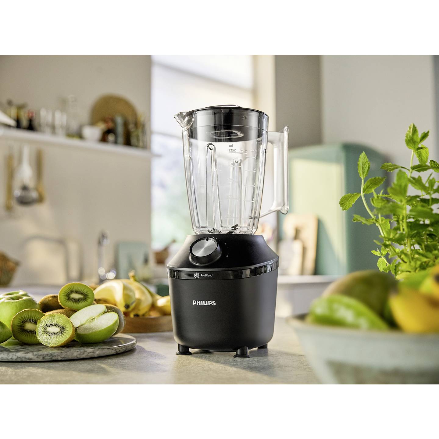 Philips Home HR2191/01 Standmixer 600 W Schwarz – Bild 2