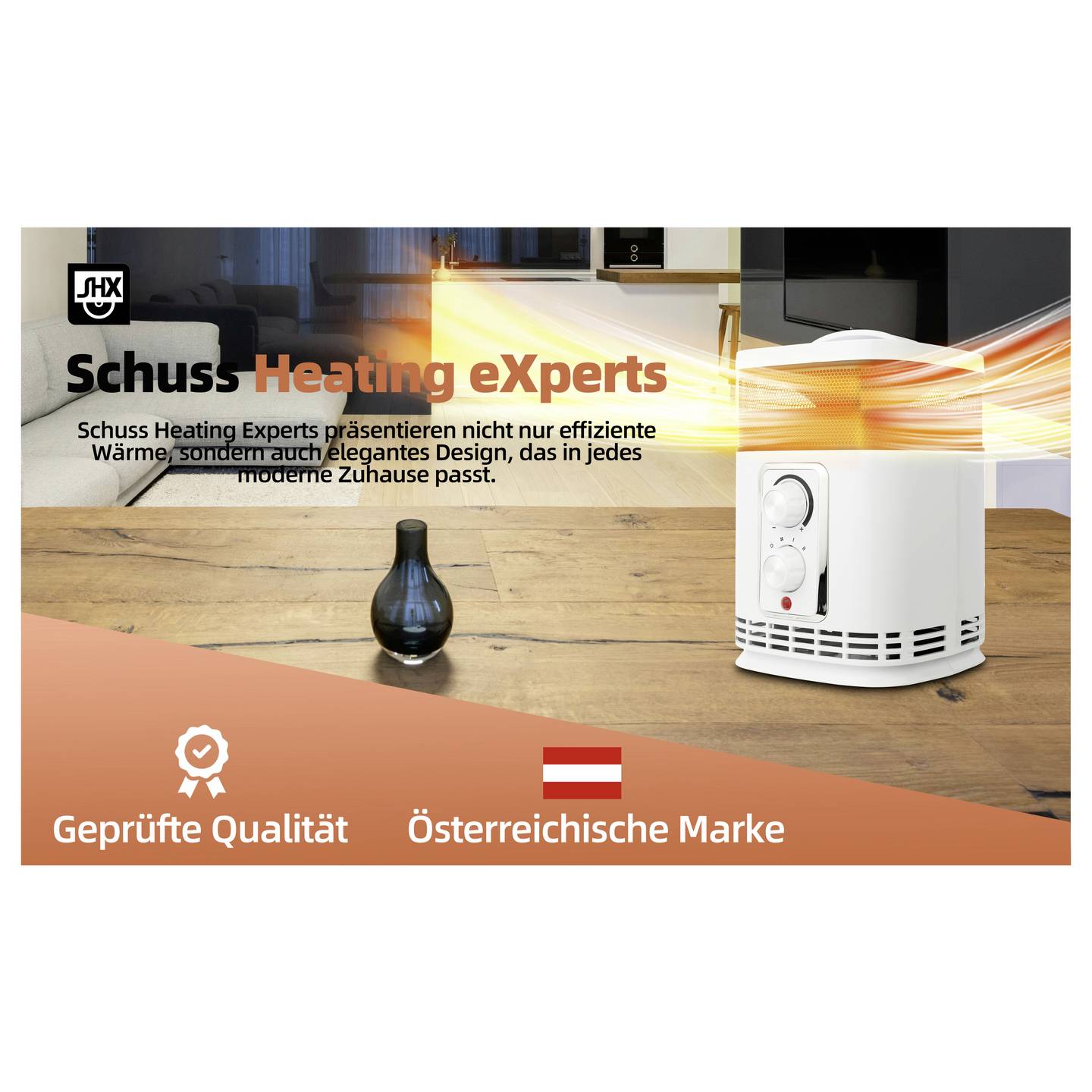 SHX SHX360PTC PTC-Heizlüfter SHX360PTC Weiß – Bild 6