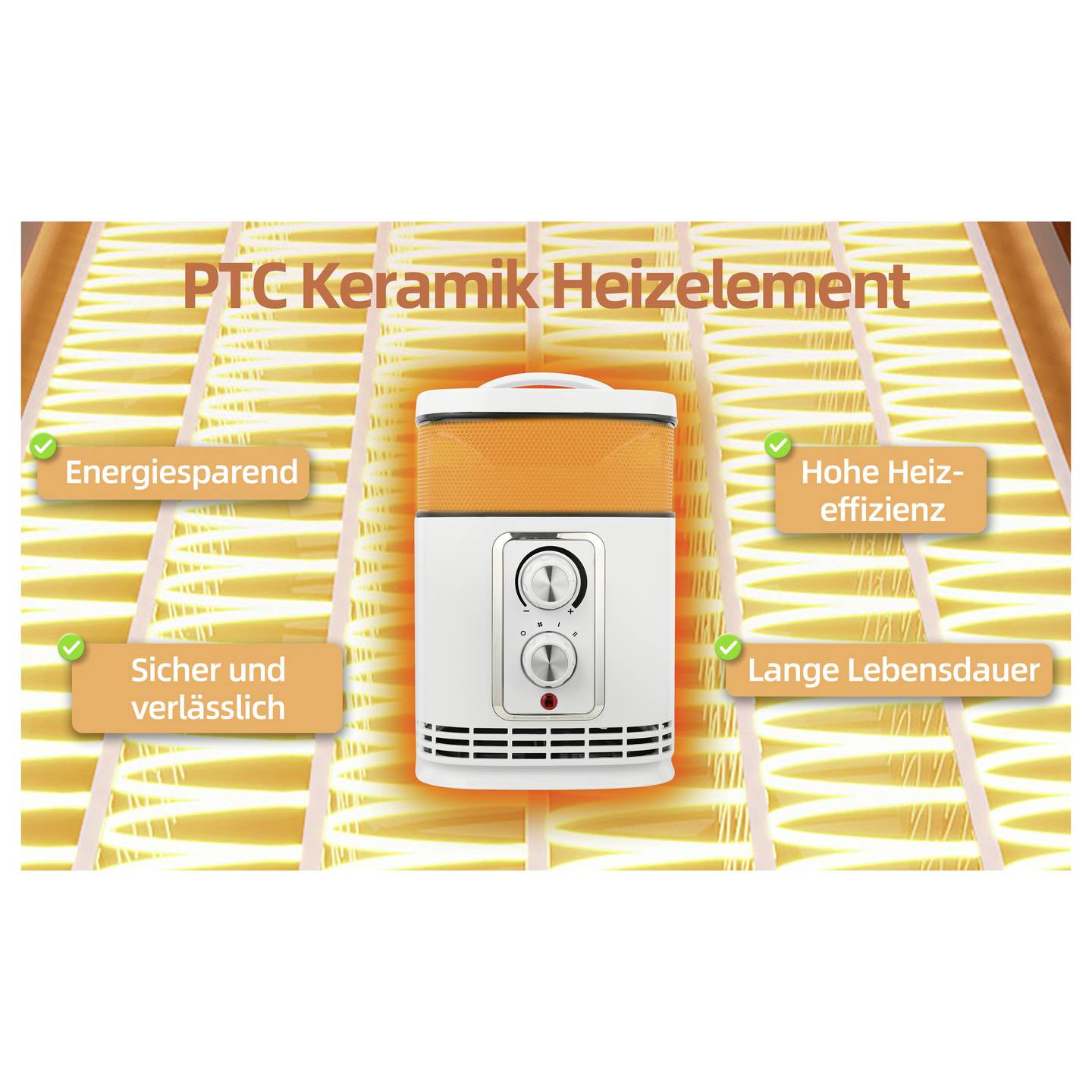 SHX SHX360PTC PTC-Heizlüfter SHX360PTC Weiß – Bild 8