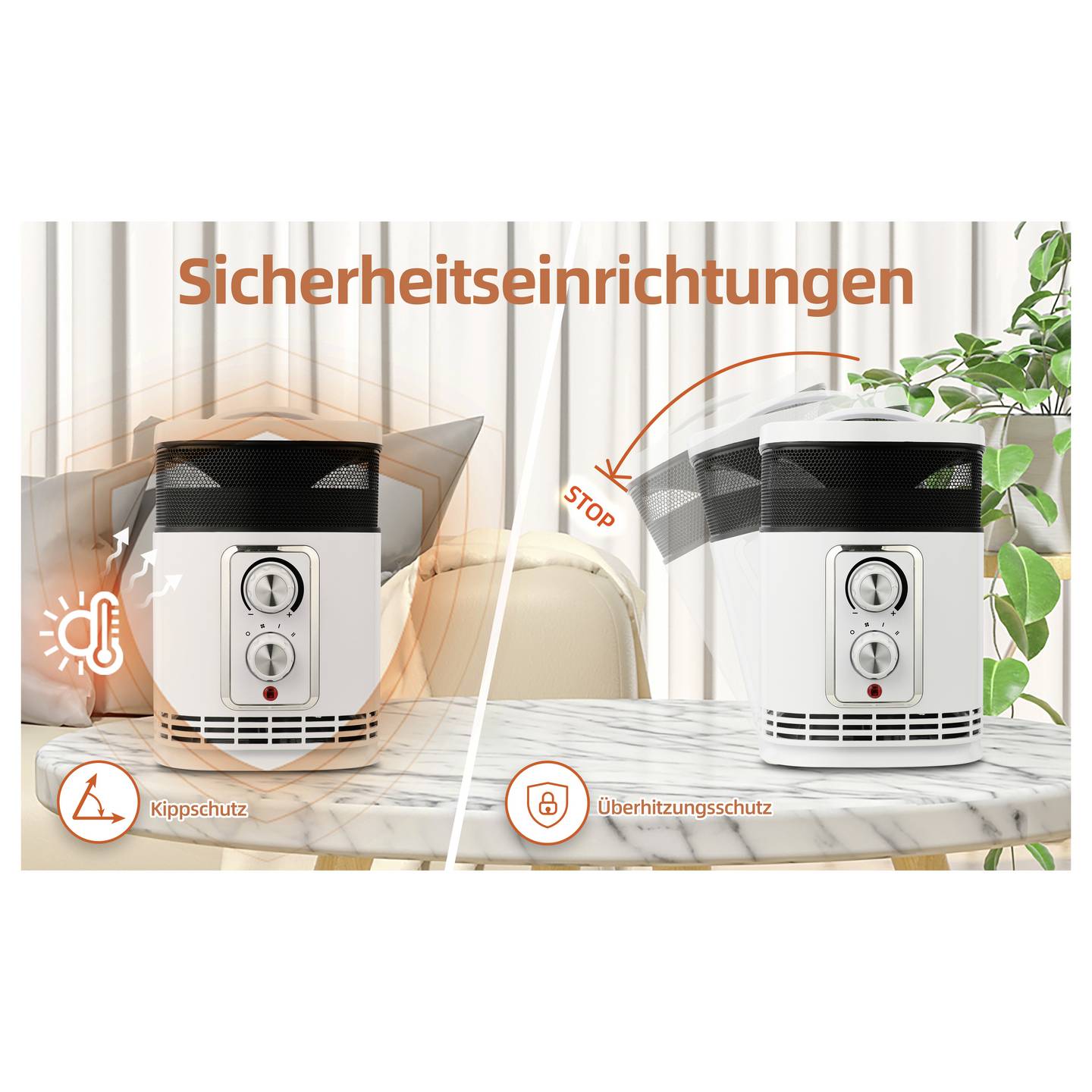 SHX SHX360PTC PTC-Heizlüfter SHX360PTC Weiß – Bild 10