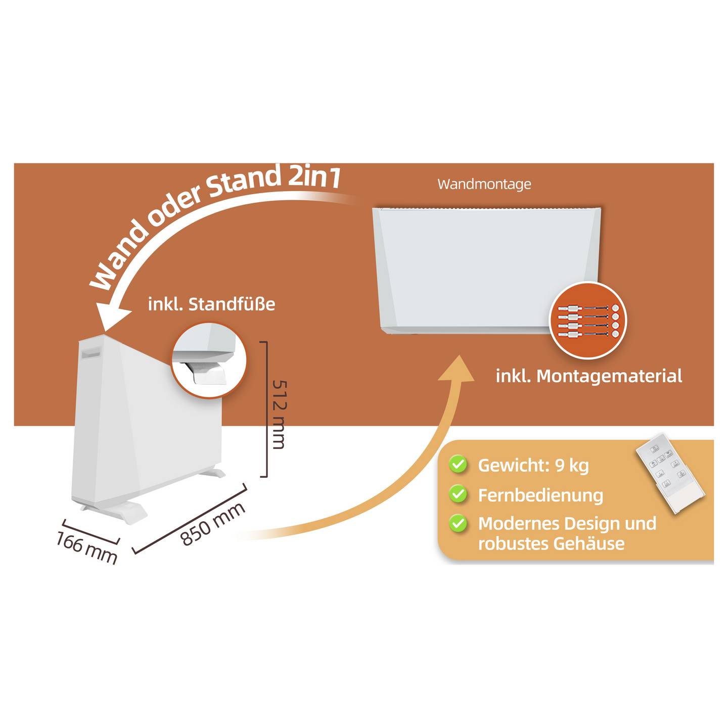 SHX SHXPKV2400W Konvektor SHXPKV2400W – Bild 8