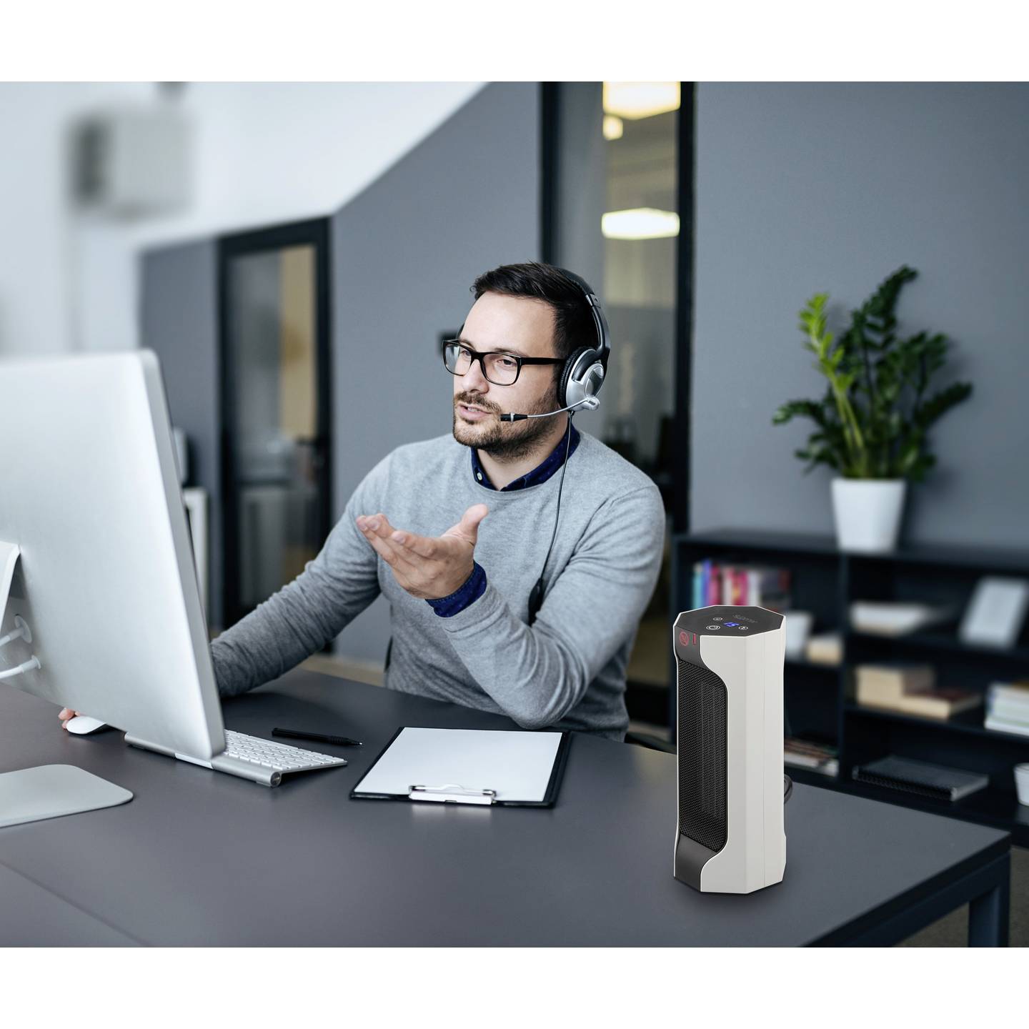 Sygonix SY-6735638 PTC-Heizgerät Weiß – Bild 3