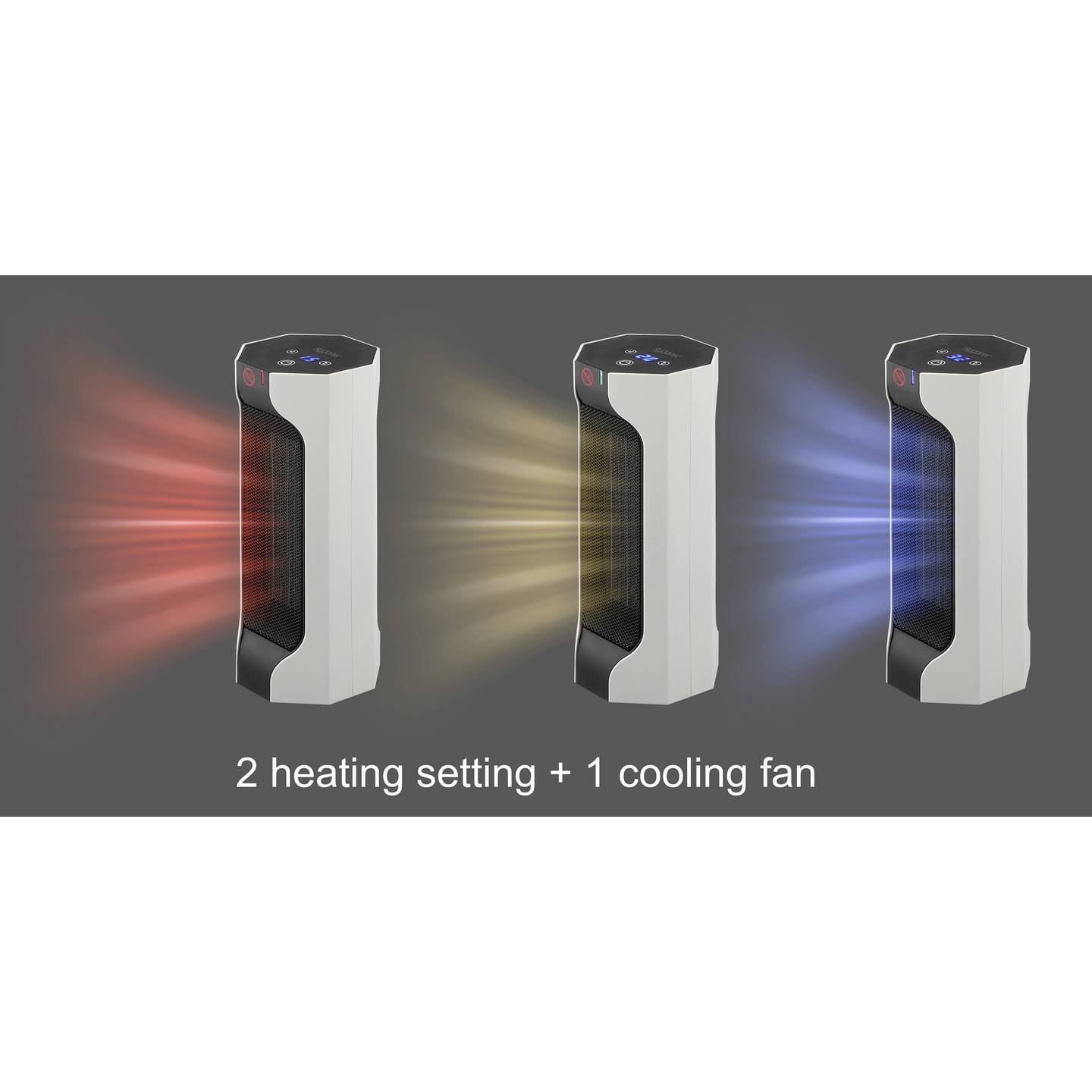 Sygonix SY-6735638 PTC-Heizgerät Weiß – Bild 7