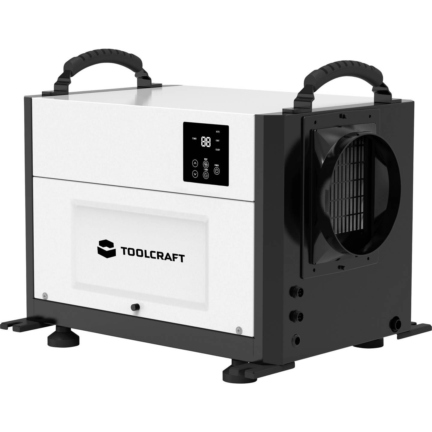 TOOLCRAFT Luftentfeuchter 750 W 50 l/Tag Weiß, Grau